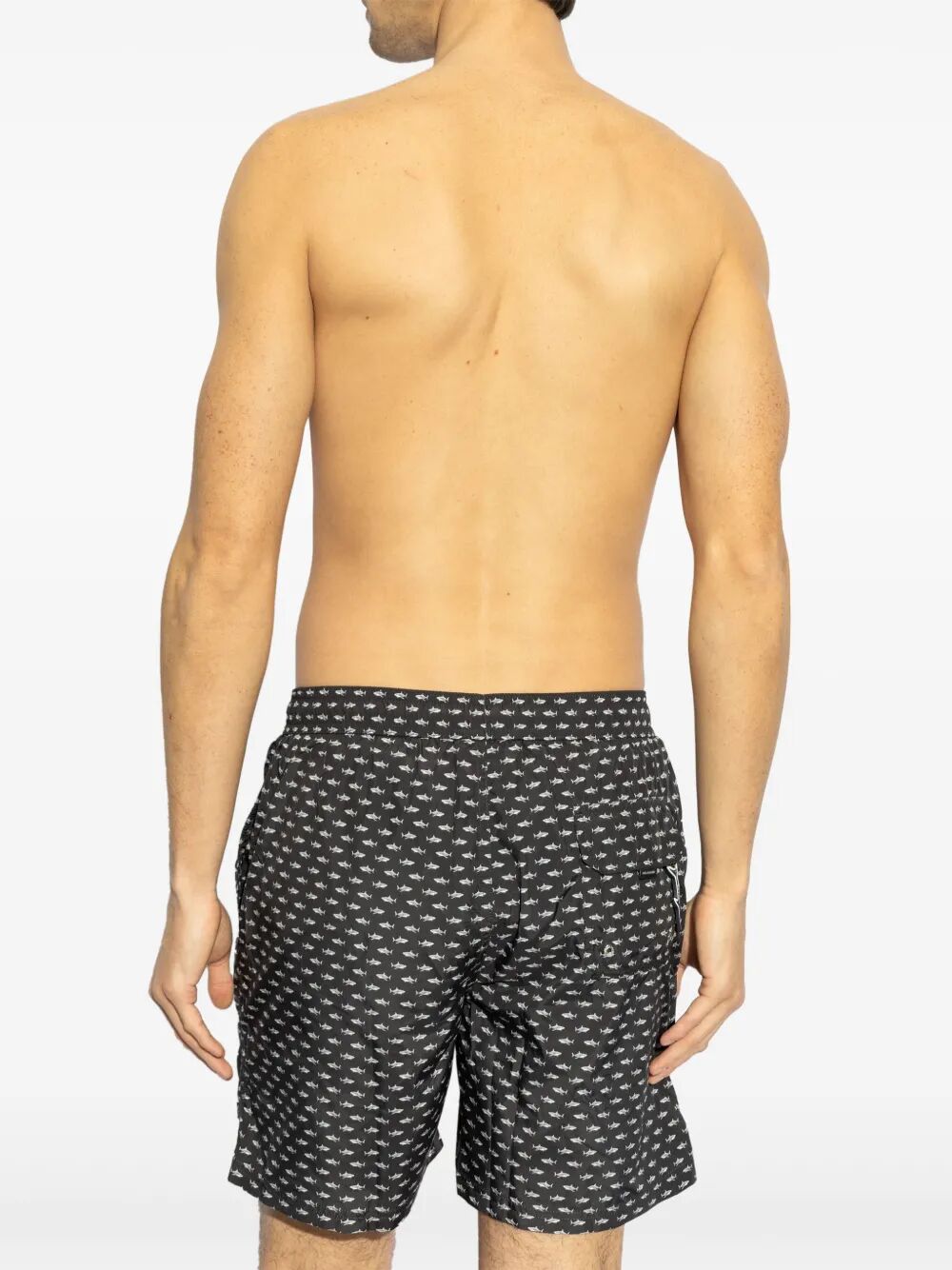 SHARK PRINT SWIM SHORTS