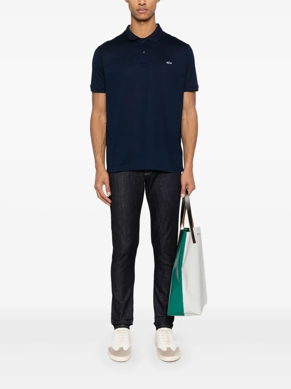 LOGO-EMBROIDERED POLO SHIRT