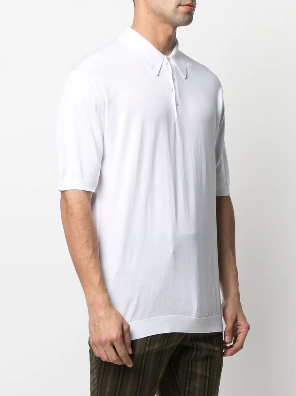 ISIS FINE KNIT COTTON POLO SHIRT