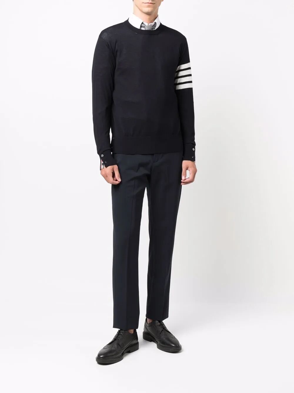 WOOL 4-BAR PULLOVER