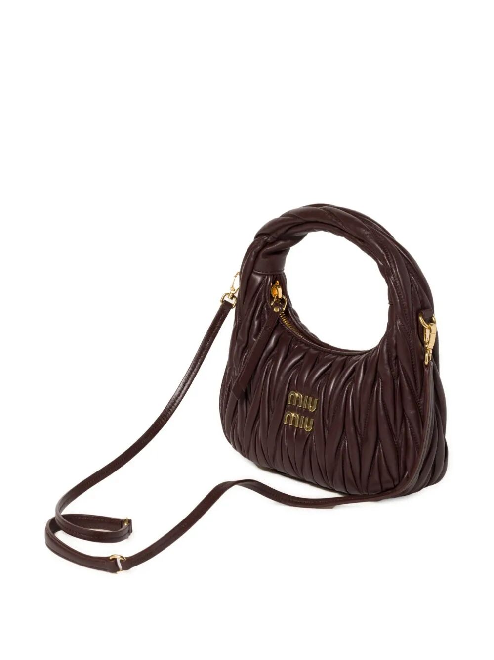 WANDER MATELASSÉ NAPPA LEATHER SMALL HOBO BAG
