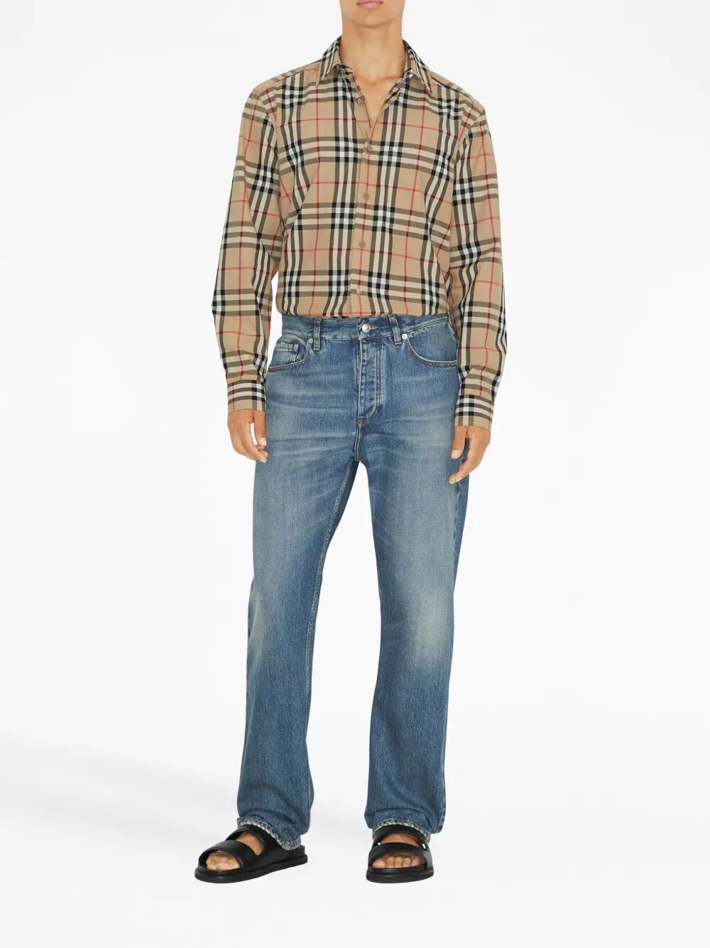 CAXTAN REGULAR FIT CHECK COTTON SHIRT