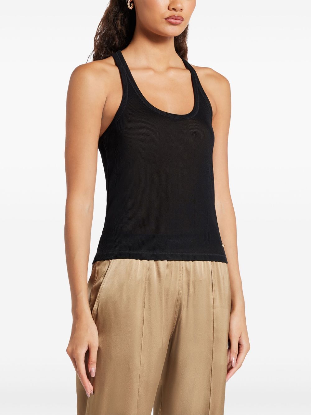 VISCOSE RIBBED TANK TOP