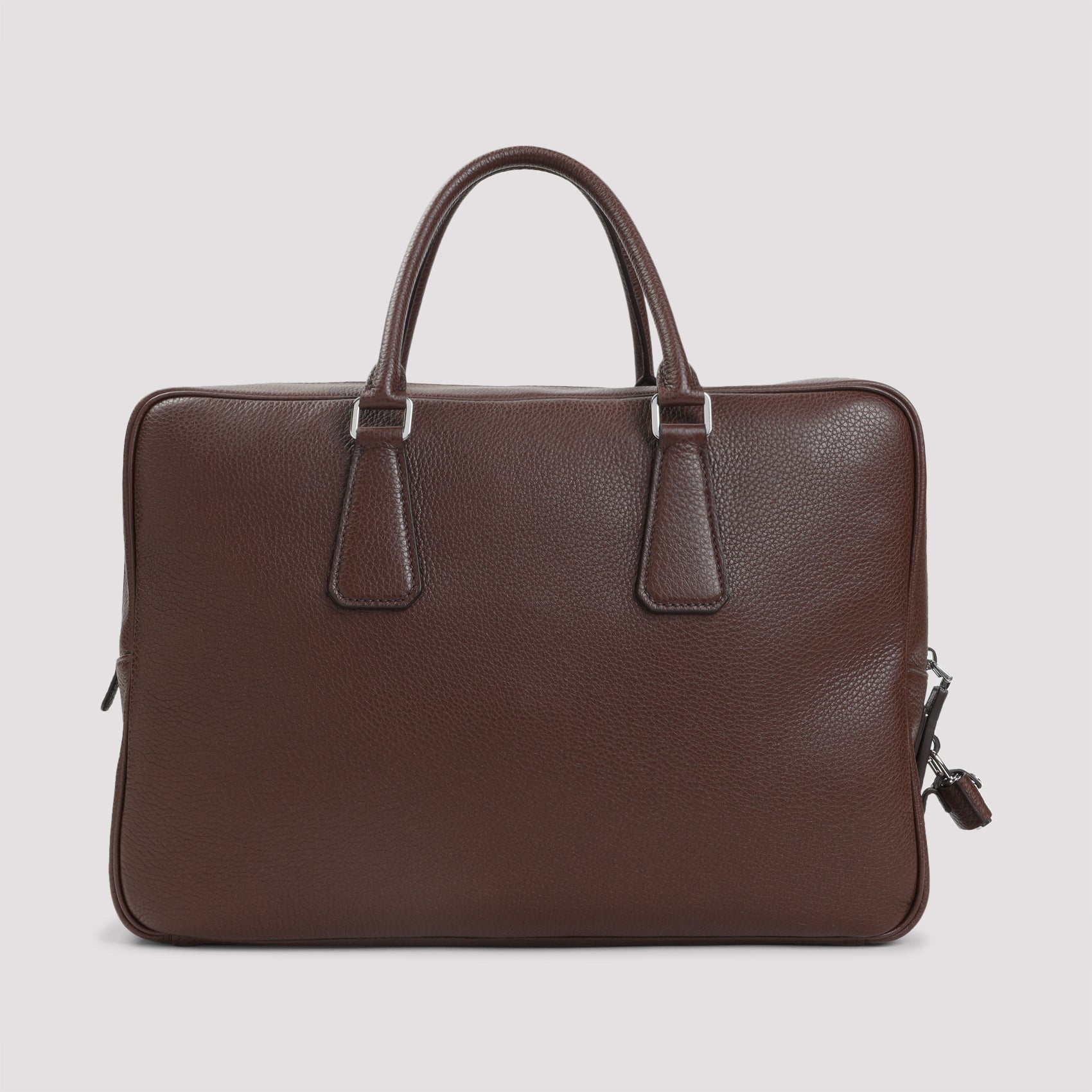 Grained Leather Tote Bag