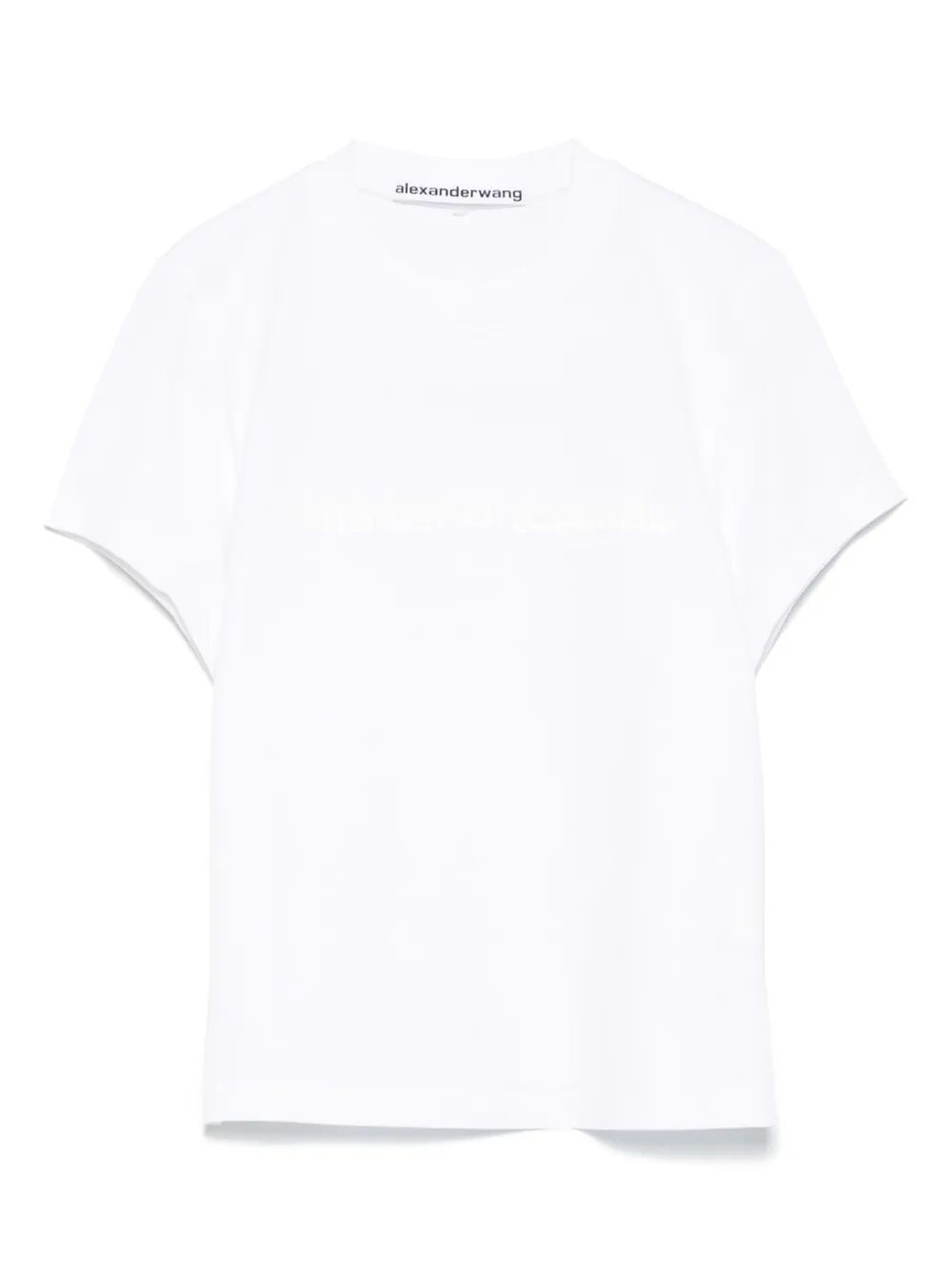 COTTON SHRUNKEN LOGO T-SHIRT