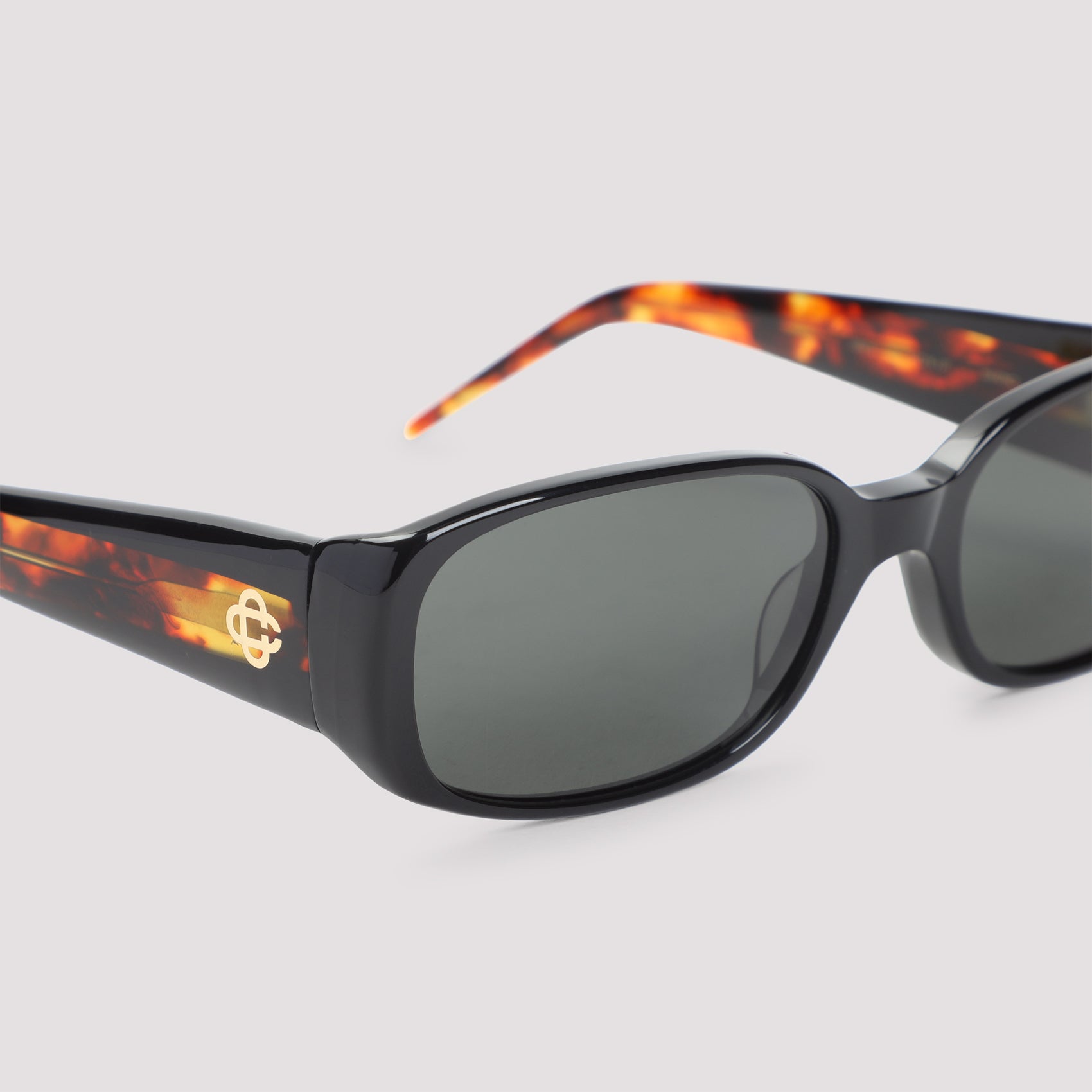Oval Stripe Sunglasses
