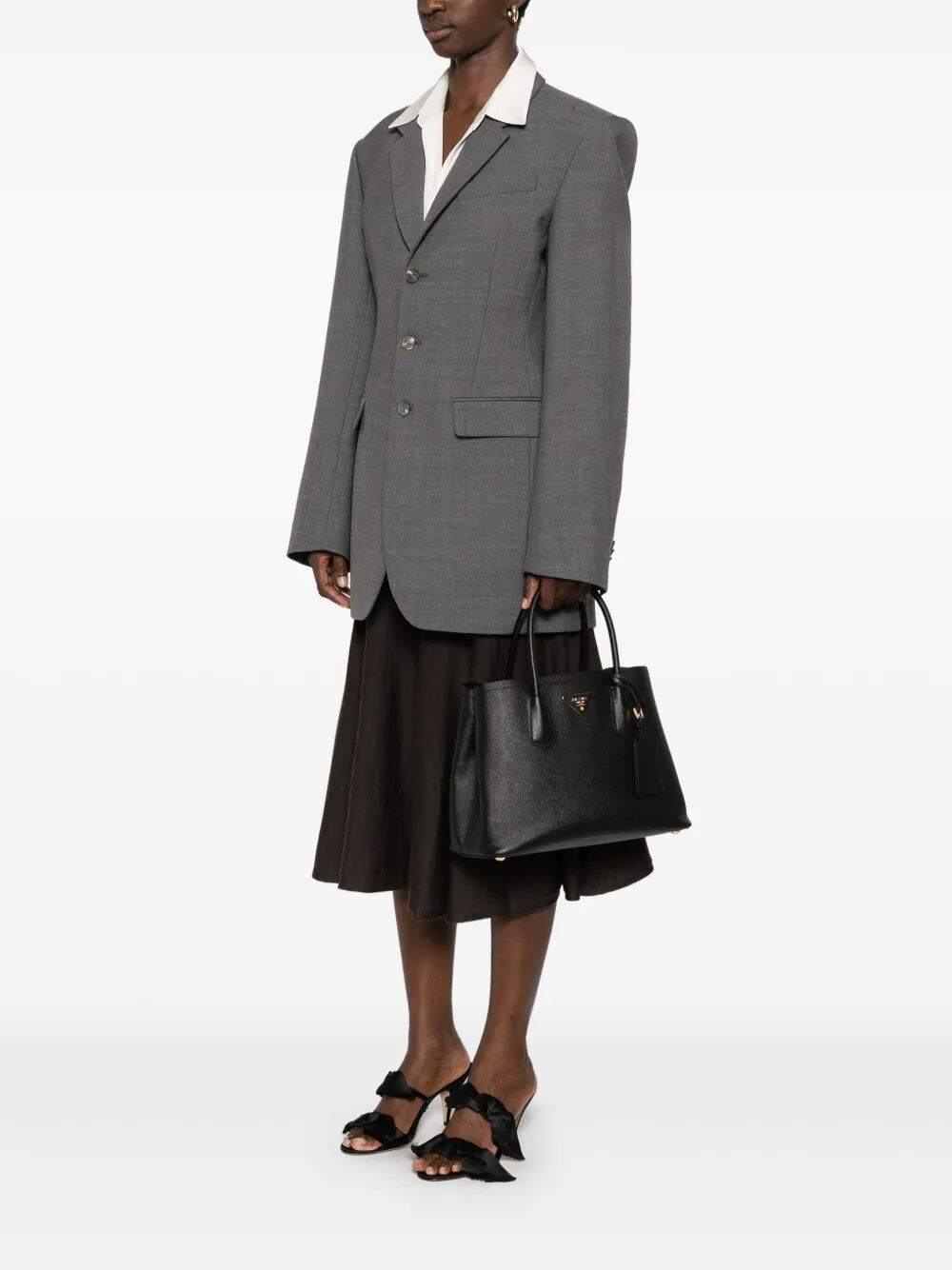 MEDIUM PRADA DOUBLE SAFFIANO LEATHER BAG