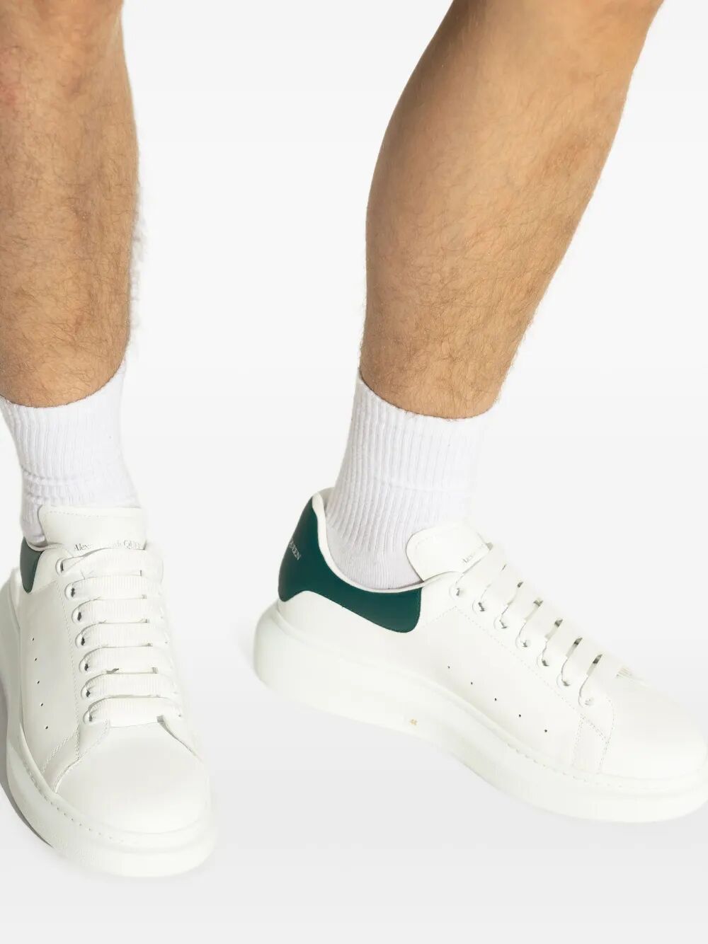 OVERSIZED SNEAKERS IN WHITE/GREEN