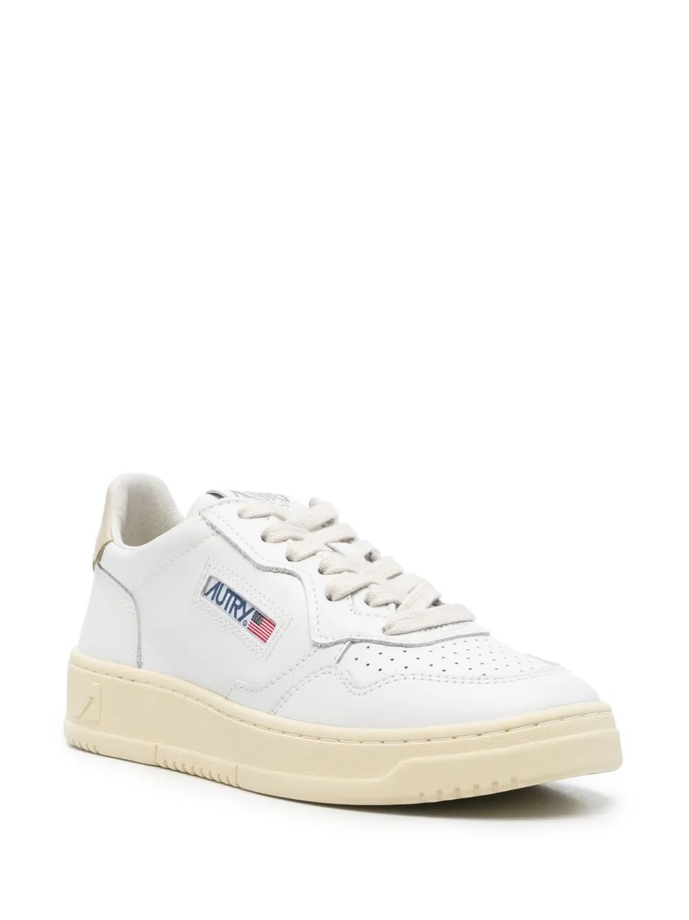 SNEAKERS MEDALIST LOW IN PELLE BIANCA E TIDAL FOAM