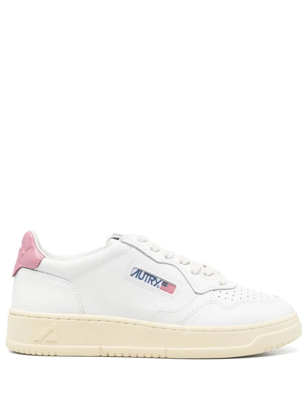MEDALIST LOW SNEAKERS IN WHITE AND POLIGNAC LEATHER