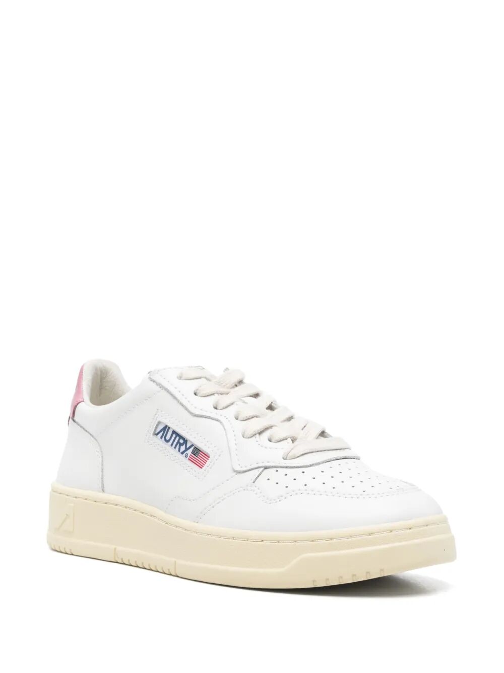 MEDALIST LOW SNEAKERS IN WHITE AND POLIGNAC LEATHER