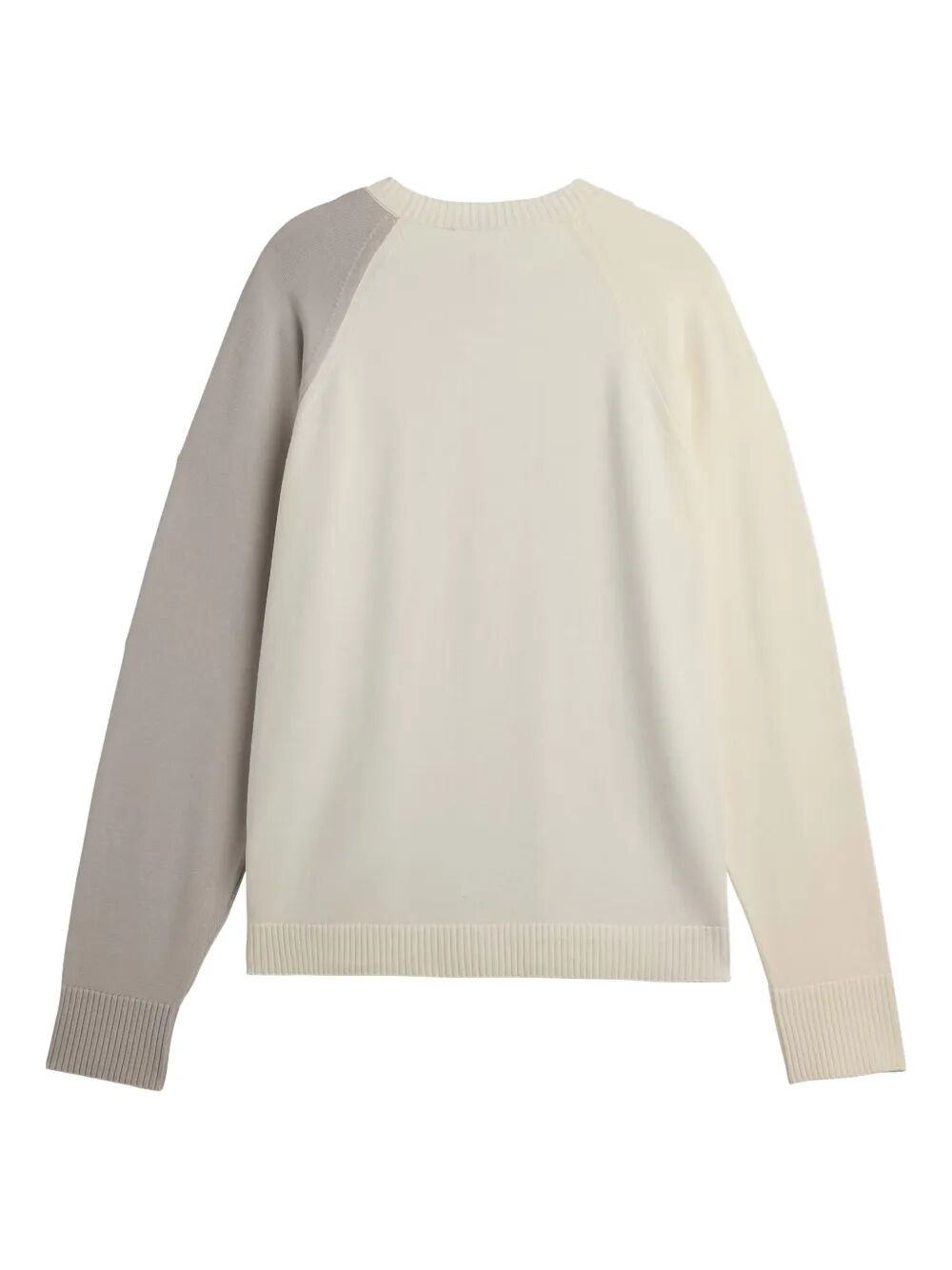 LOGO-EMBOSSED COLOUR-BLOCK SWEATER