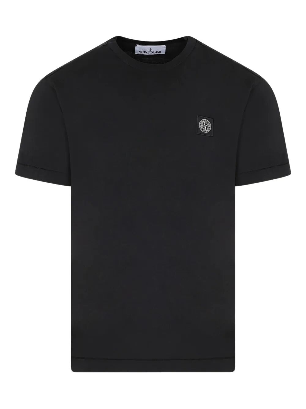 SLIM FIT COTTON JERSEY T-SHIRT WITH COMPASS PATCH
