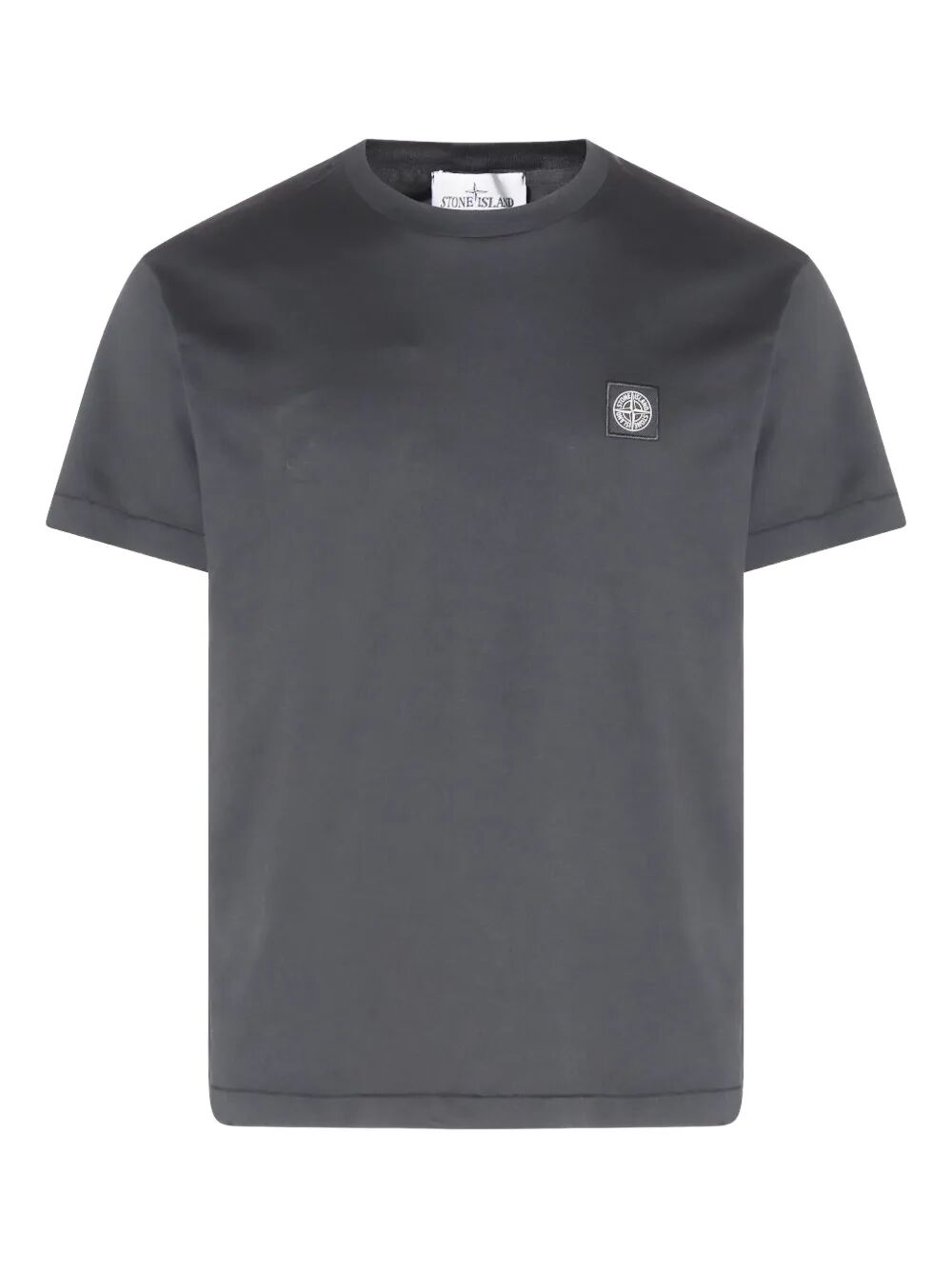 SLIM FIT COTTON JERSEY T-SHIRT WITH COMPASS PATCH