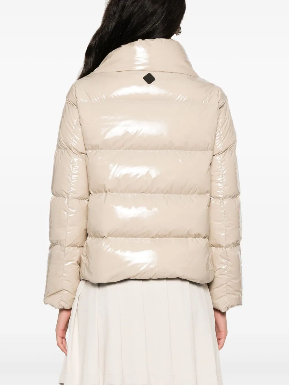 GLOSSY FINISH PUFFER JACKET