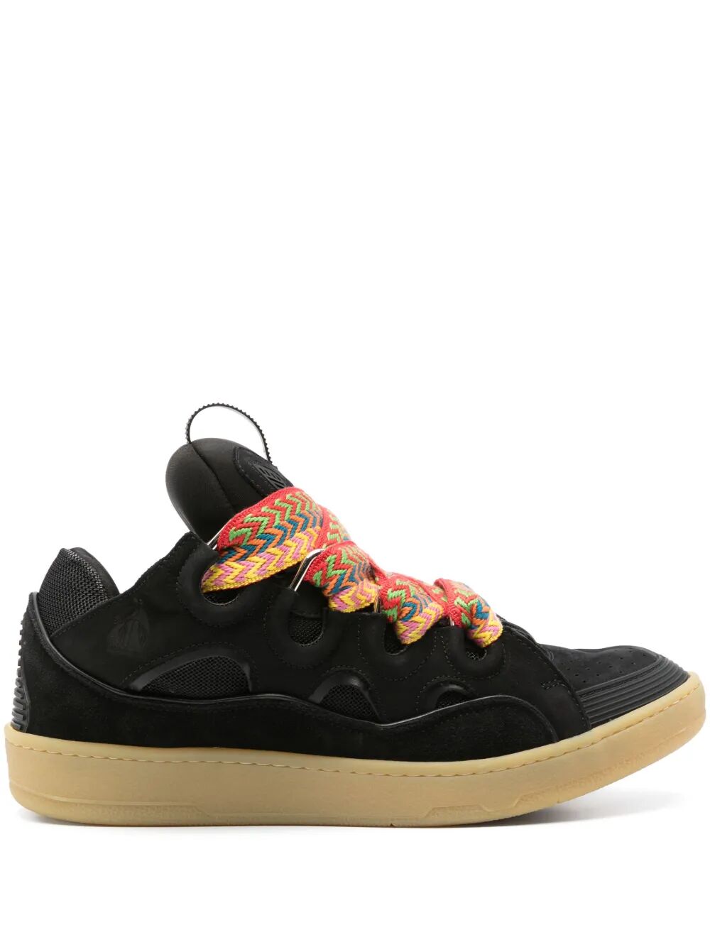 LEATHER CURB SNEAKERS