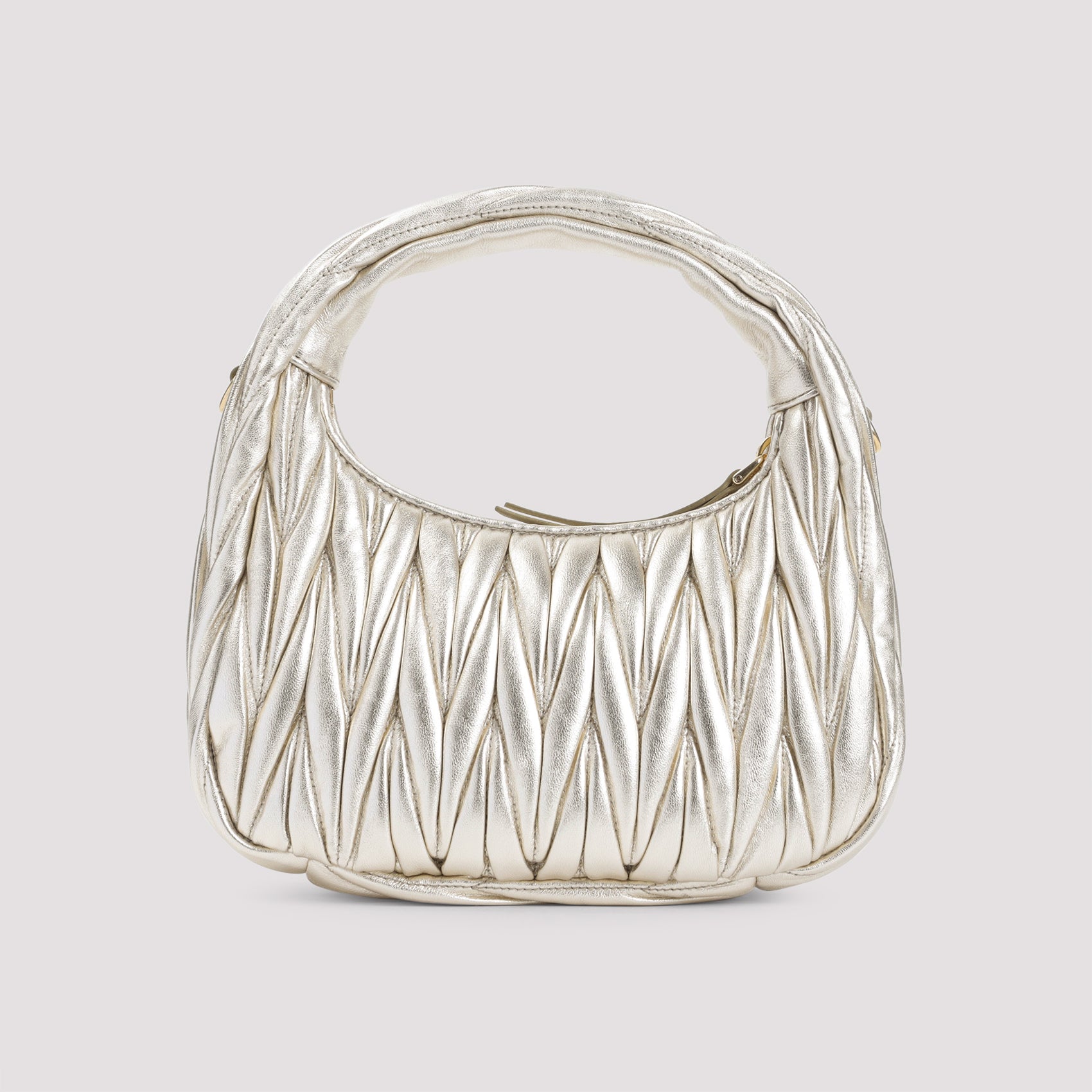 Wander matelassé hobo bag