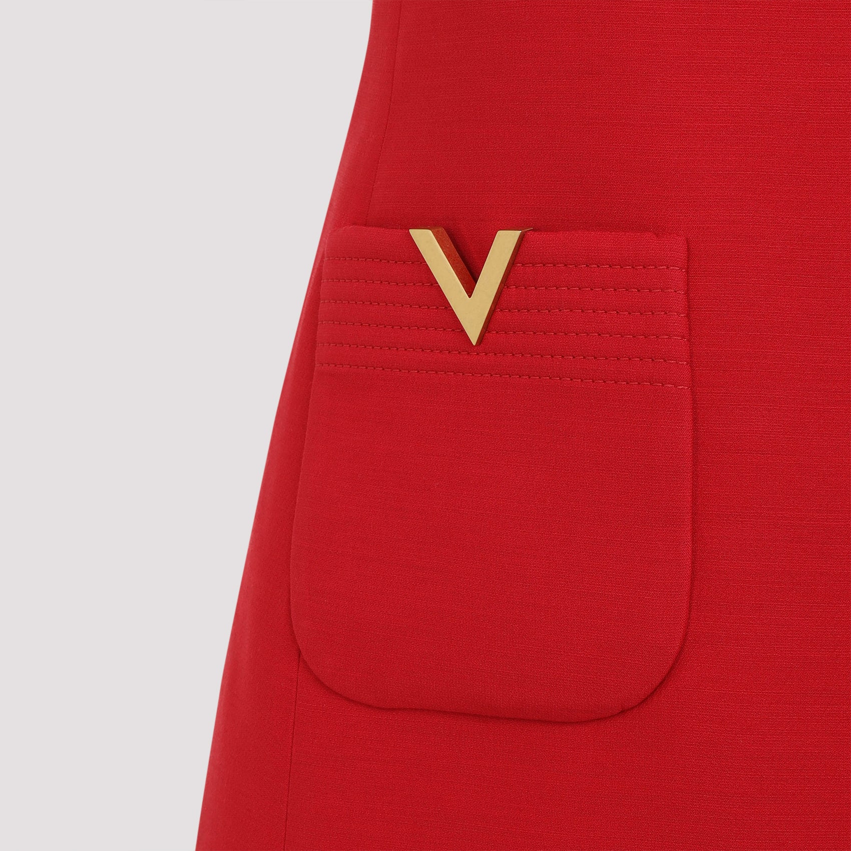Virgin Wool Mini Dress