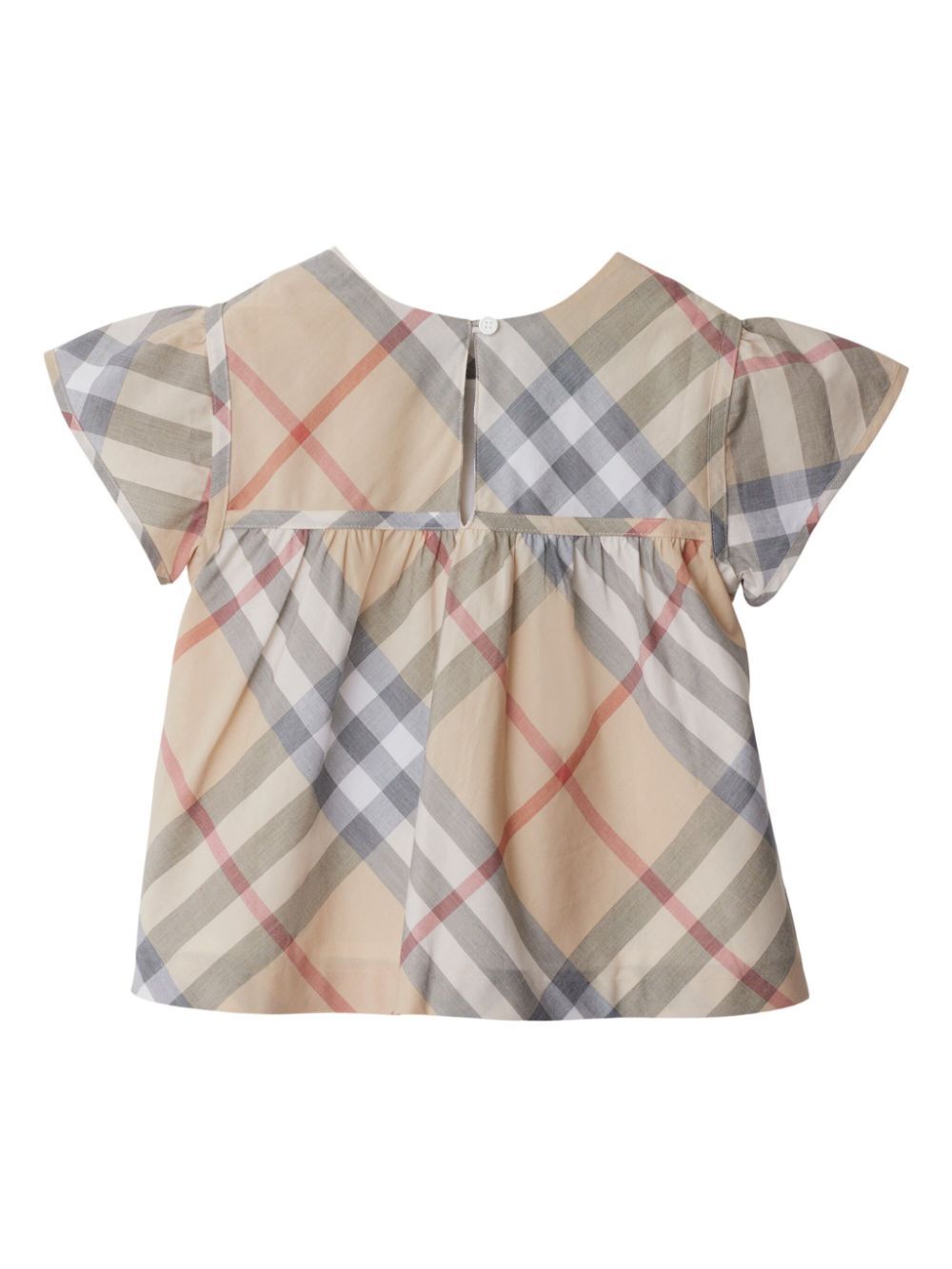 CHECK COTTON BLOUSE