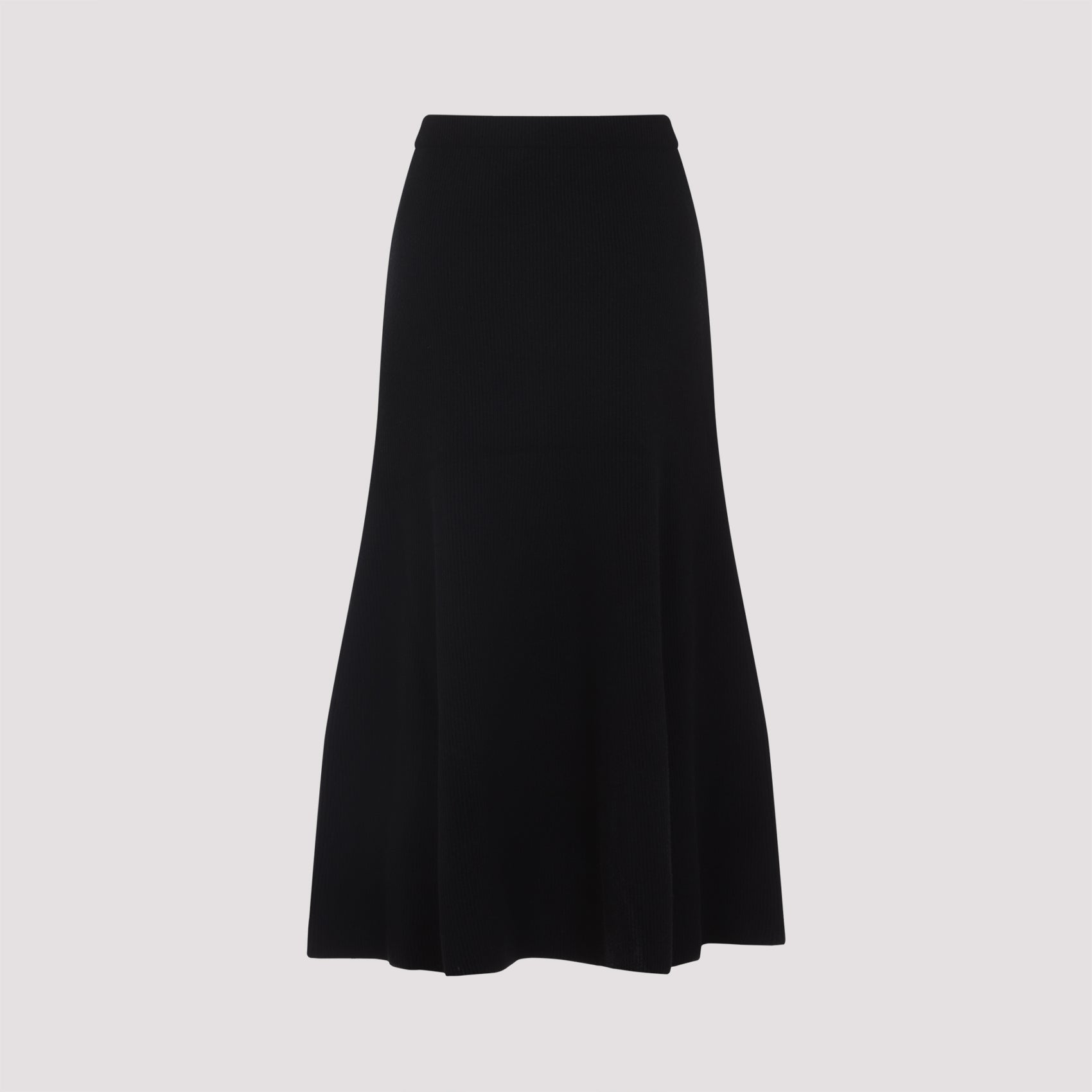 Virgin Wool Midi Skirt