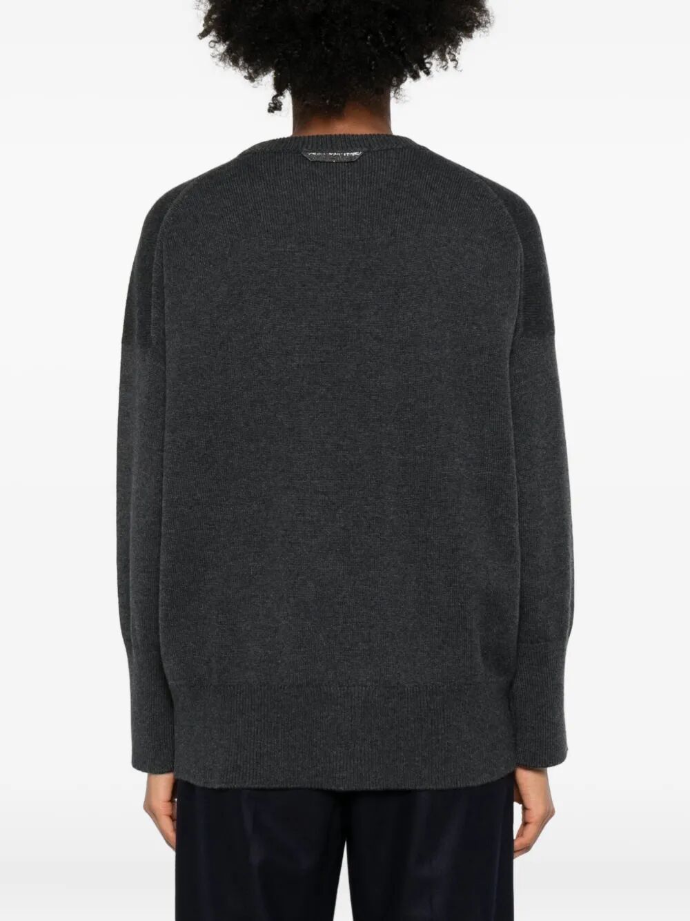 CASHMERE SWEATER WITH SHINY DETAIL