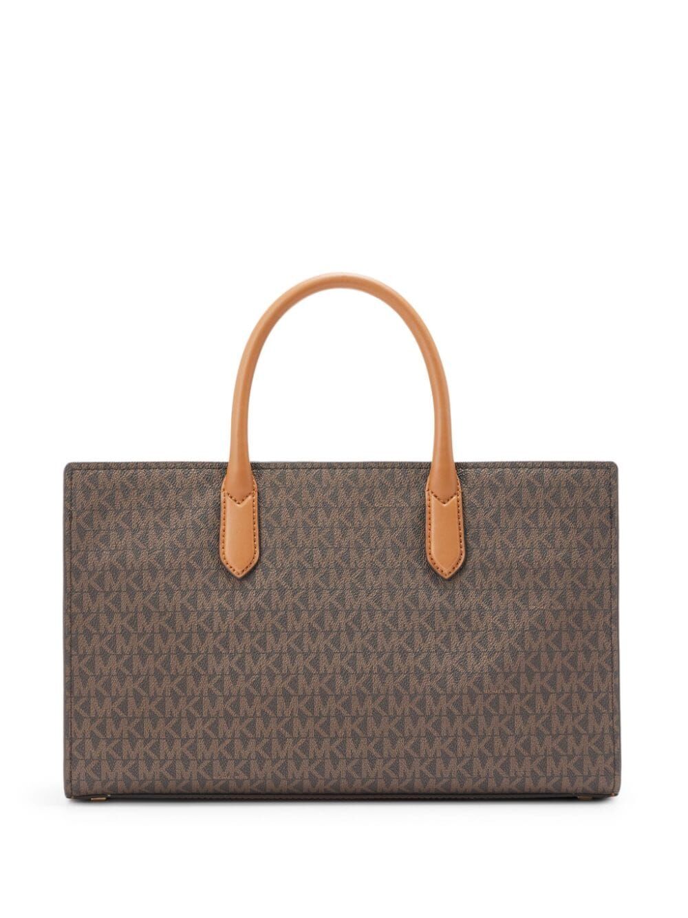 SCARLETT MEDIUM SIGNATURE LOGO SATCHEL BAG