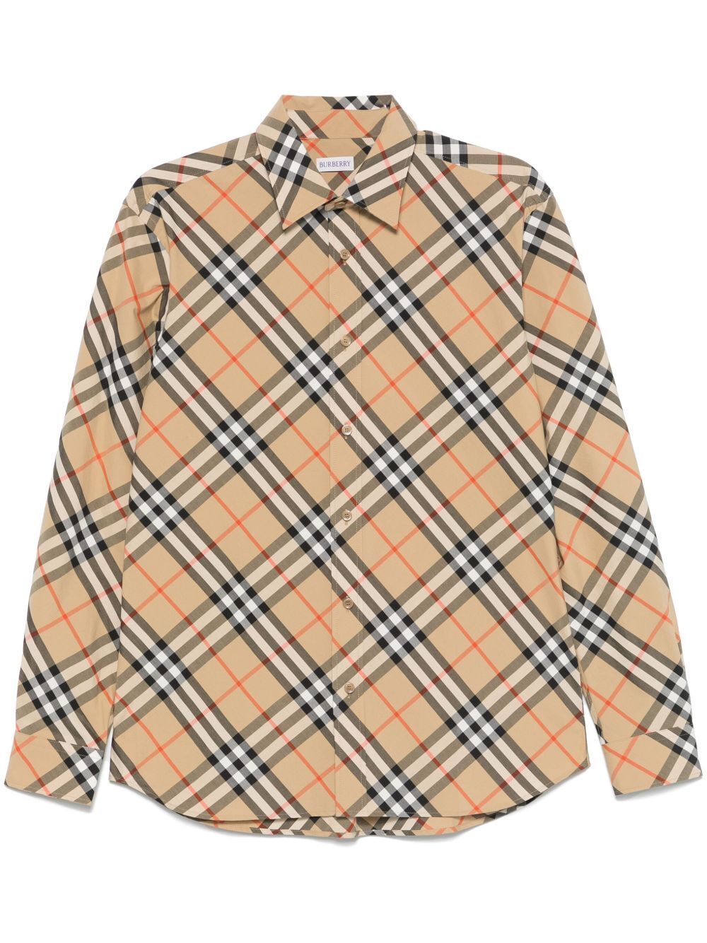 REGULAR FIT CHECK COTTON SHIRT