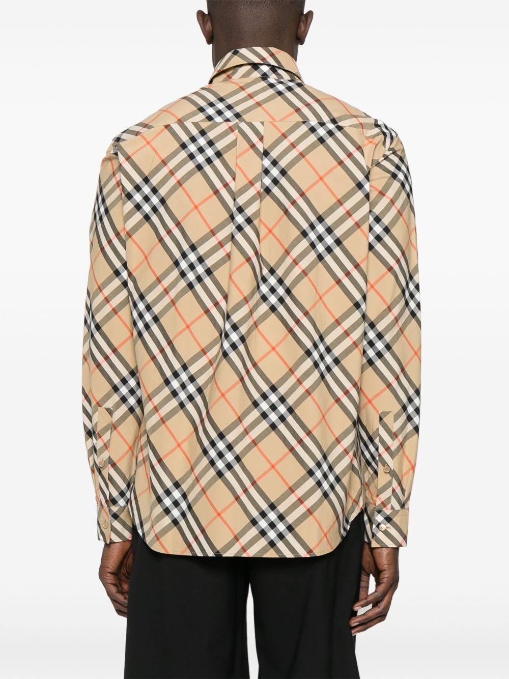 REGULAR FIT CHECK COTTON SHIRT