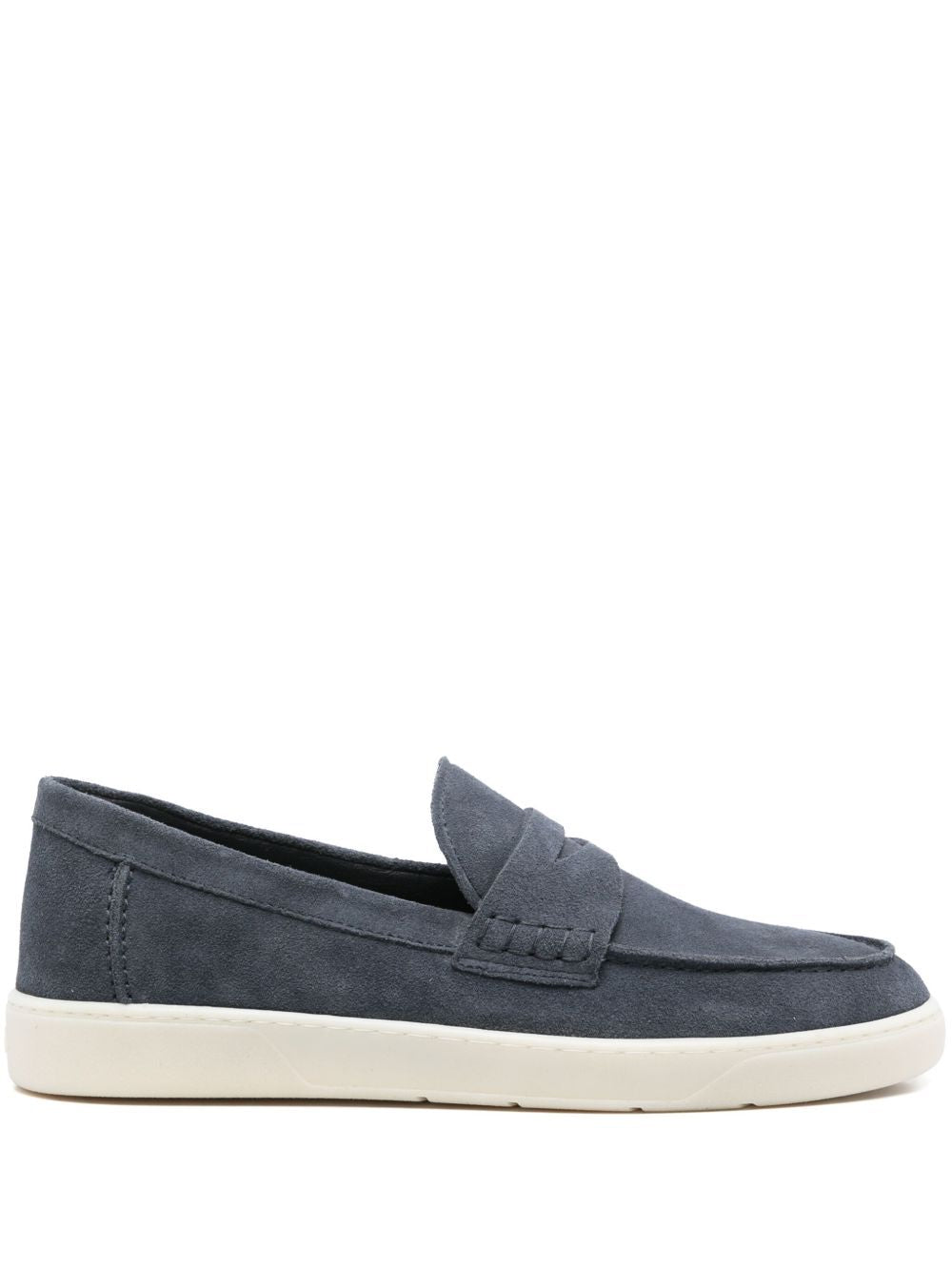 RUBBER SOLE SUEDE LOAFERS