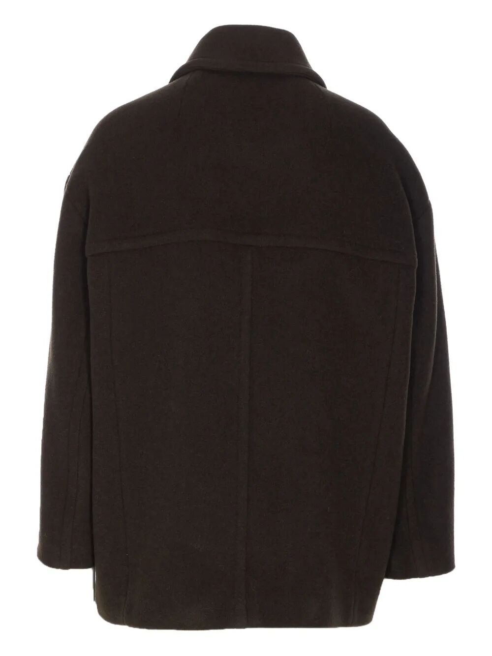 FIBY DOUBLE BREASTED WOOL BLEND COAT