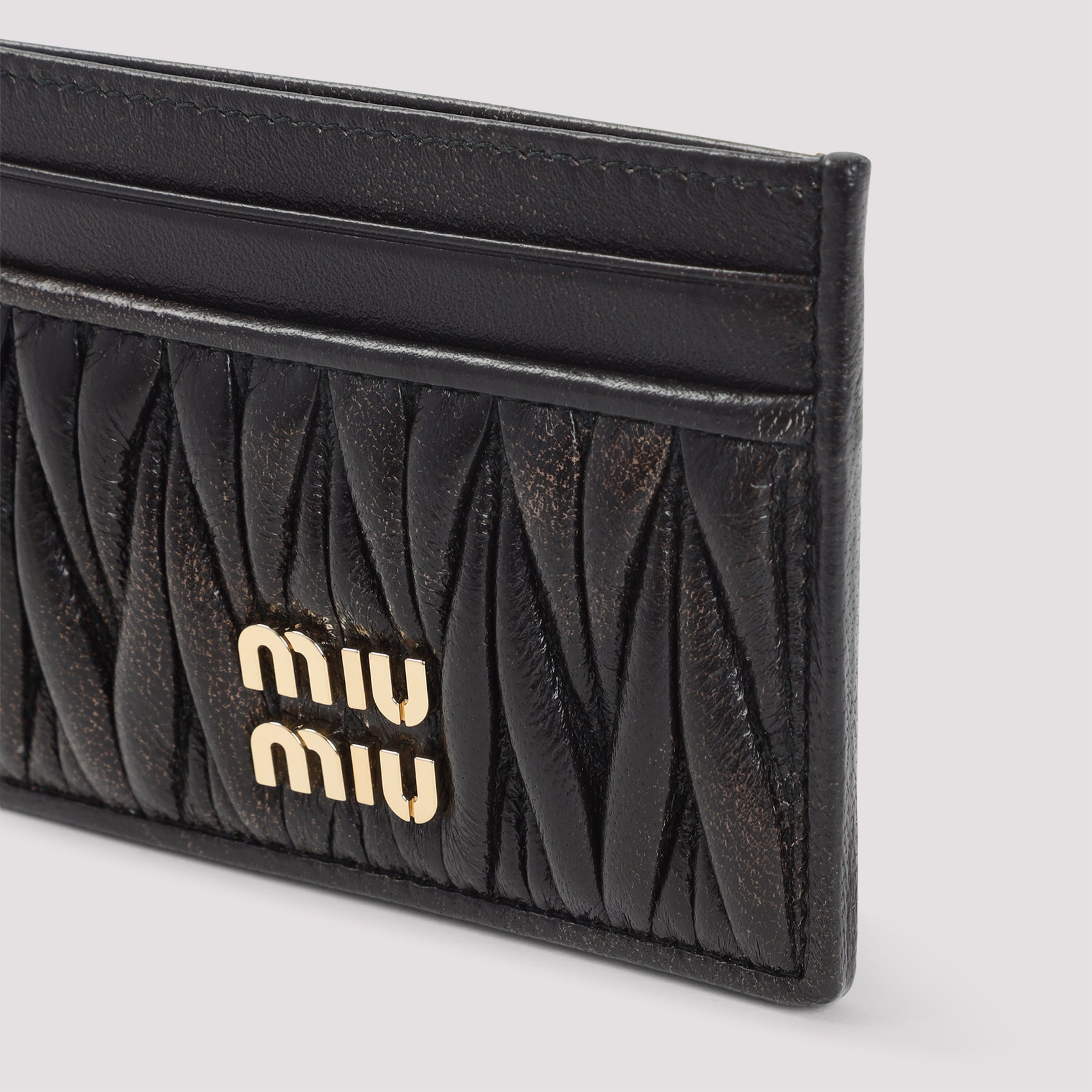 Lamb Leather Credit Card Case