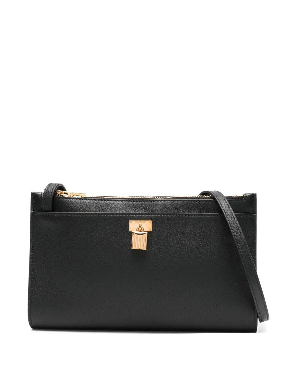 NATURAL GRAIN LEATHER PADLOCK MINI BAG ON STRAP