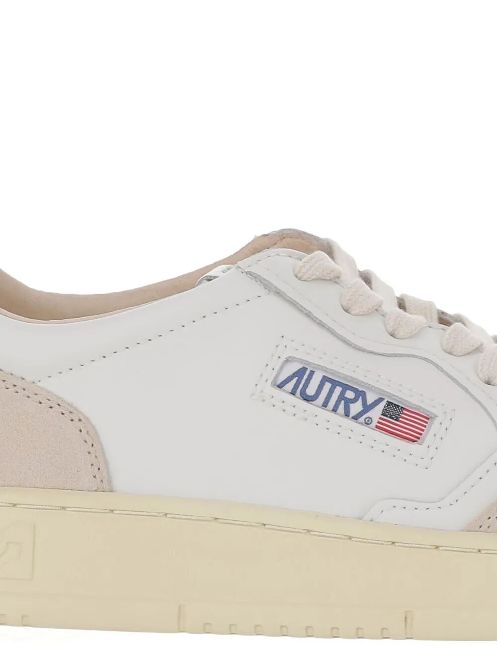 MEDALIST LOW SNEAKERS IN WHITE AND BURGUNDY SUEDE AND LEATHER