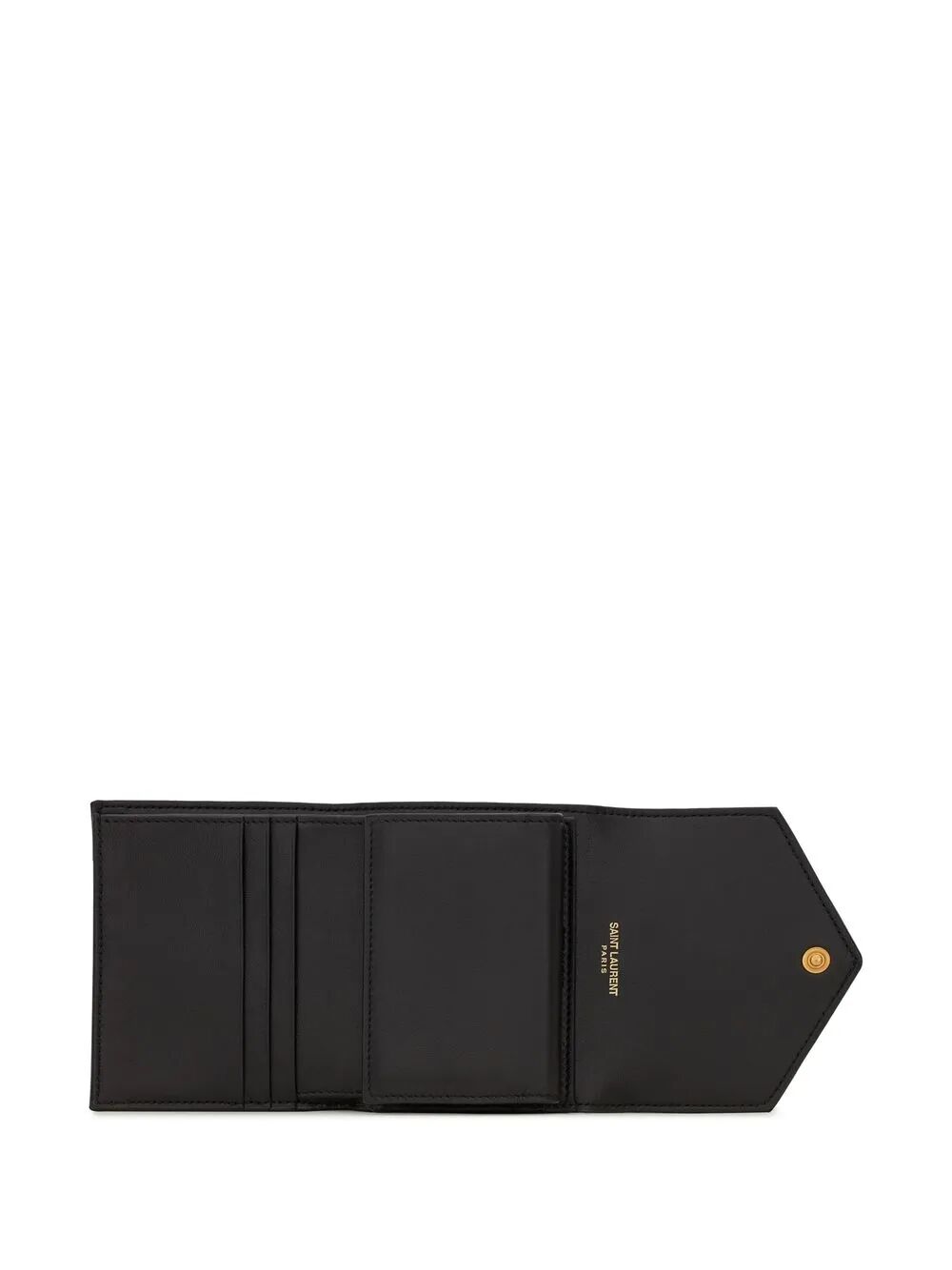 CASSANDRE MATELASSÉ TRI-FOLD WALLET IN GRAIN DE POUDRE LEATHER