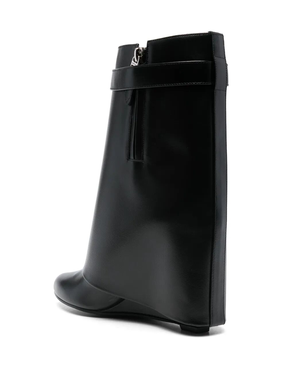 SHARK LOCK 90 LEATHER ANKLE BOOTS