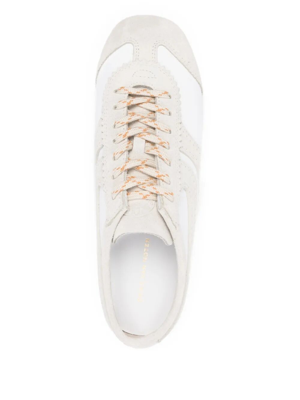 LEATHER SNEAKERS WITH SUEDE INSERTS