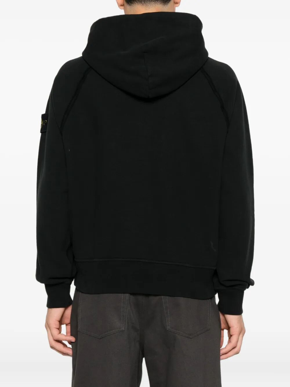 BRUSHED ORGANIC COTTON FLEECE OVERSIZED FIT HOODIE