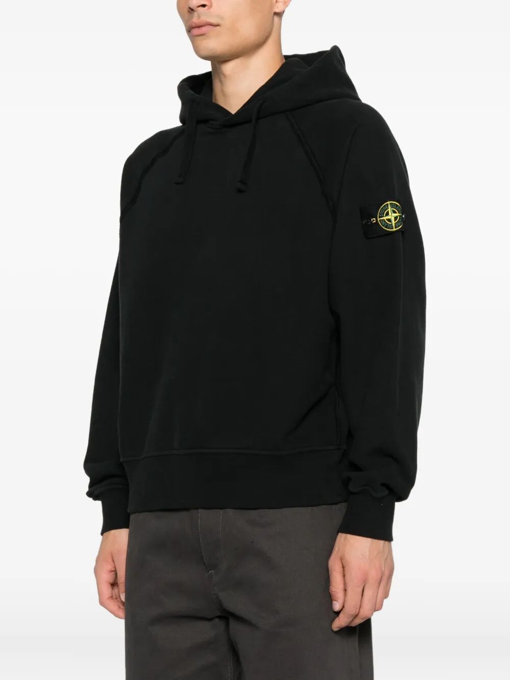 BRUSHED ORGANIC COTTON FLEECE OVERSIZED FIT HOODIE