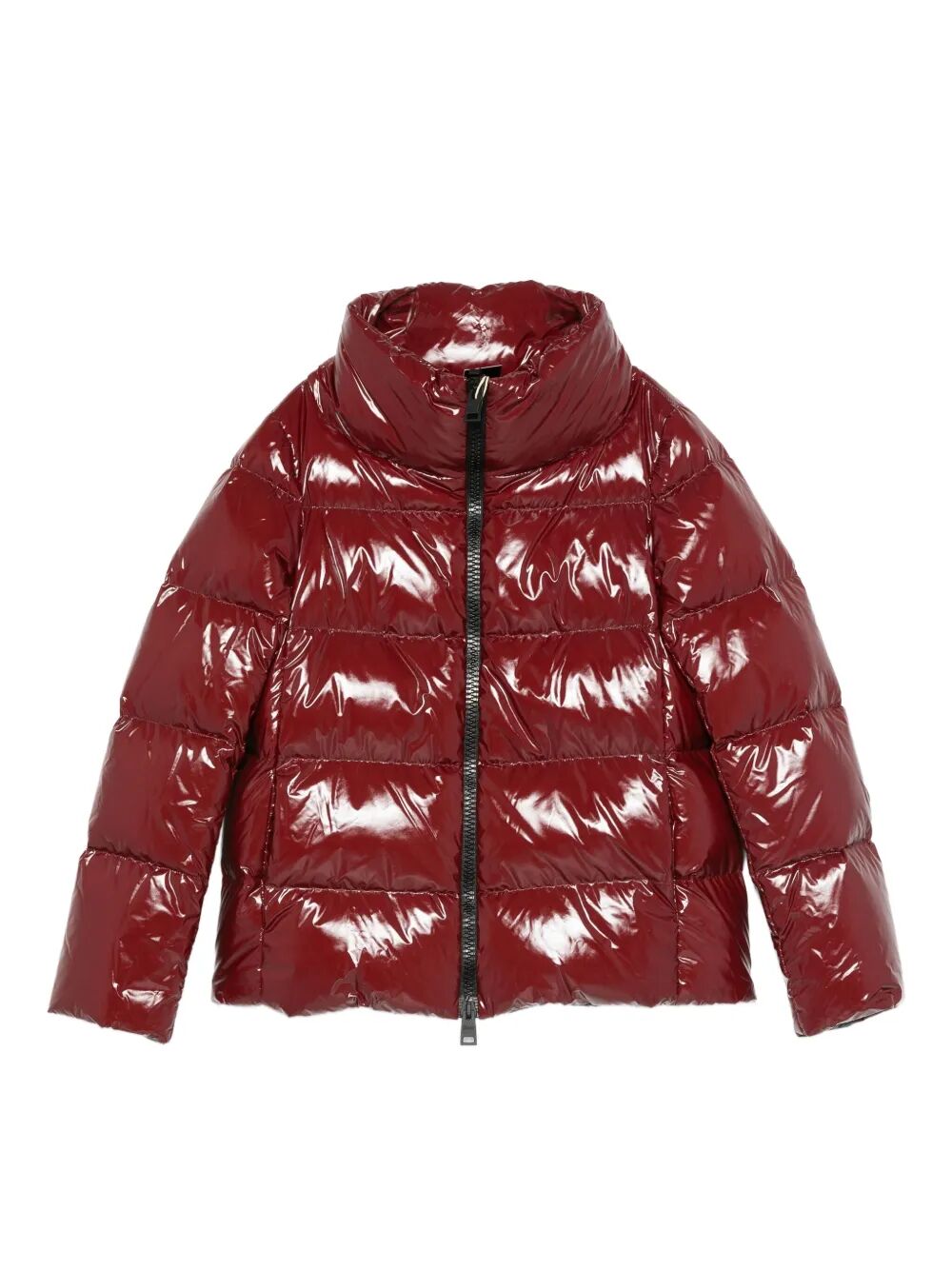 GLOSSY FINISH PUFFER JACKET