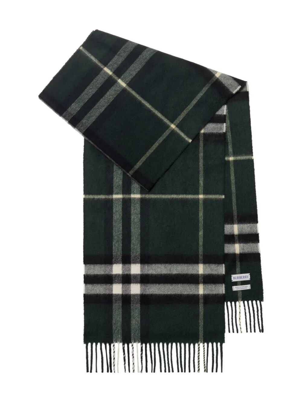 GIANT CHECK CASHMERE SCARF