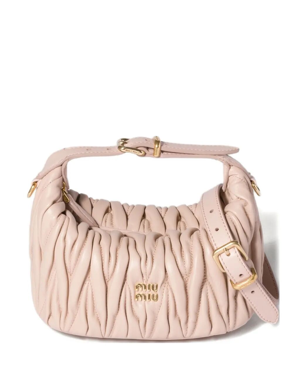MATELASSÉ NAPPA LEATHER POUCH