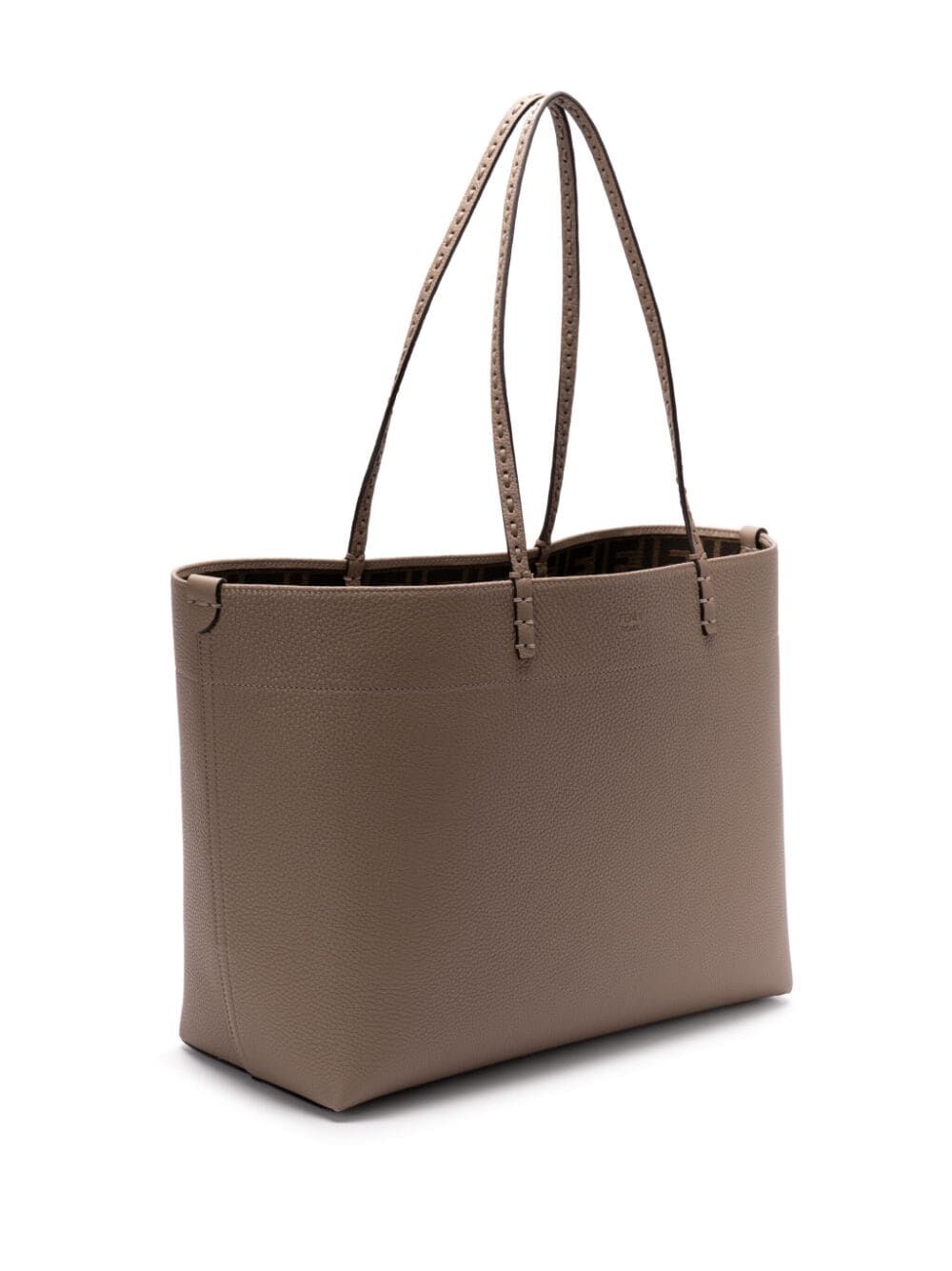 MEDIUM ROLL BAG WITH MACRO TOPSTITCHING