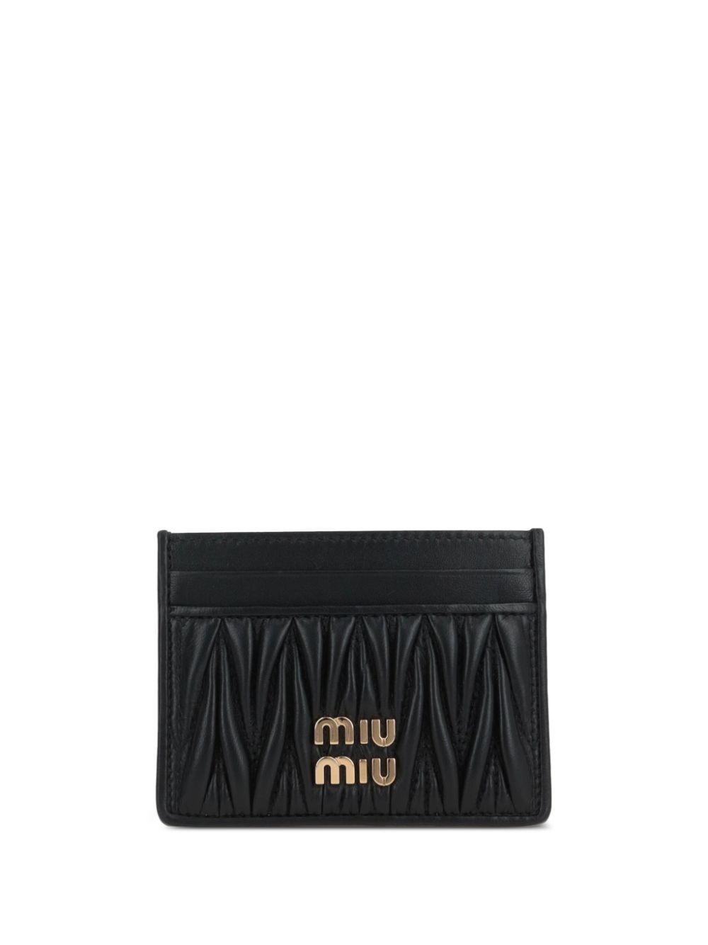MATELASSÉ NAPPA LEATHER CARD HOLDER