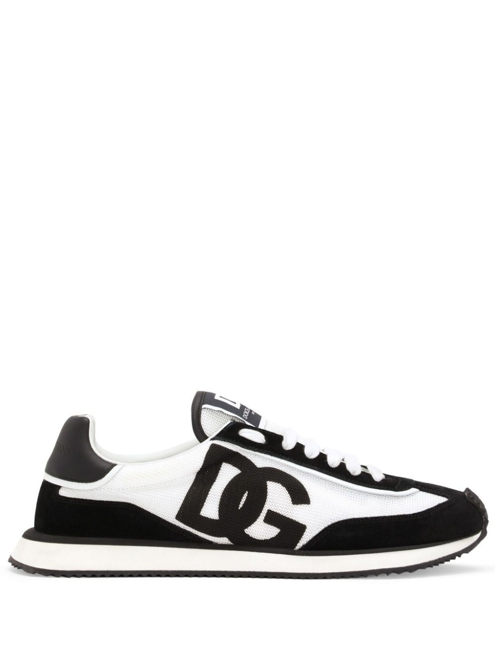 SUEDE AND MESH DG CUSHION SNEAKERS