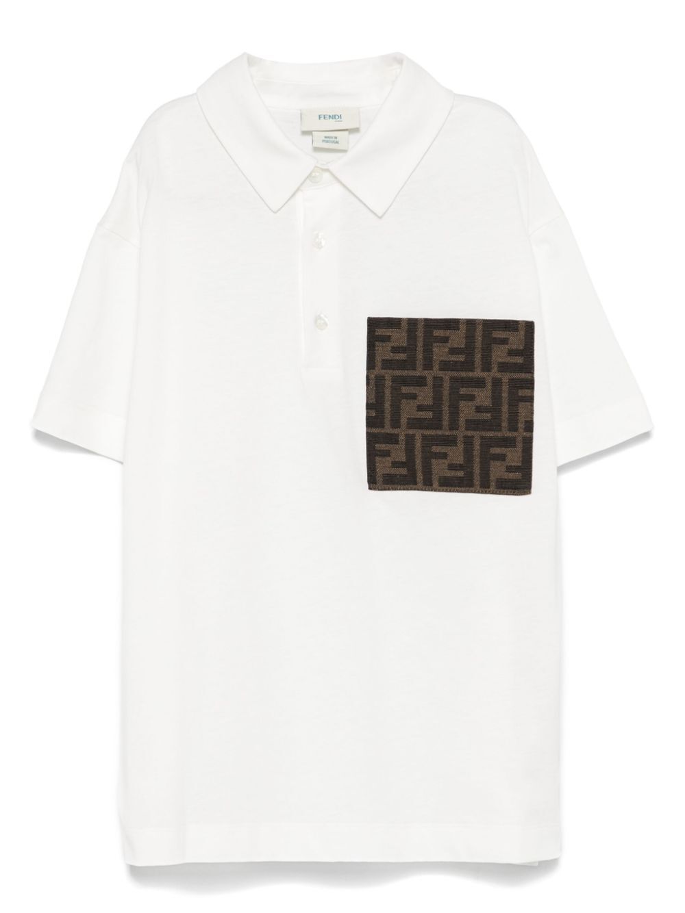 POLO SHIRT WITH FF JACQUARD POCKET