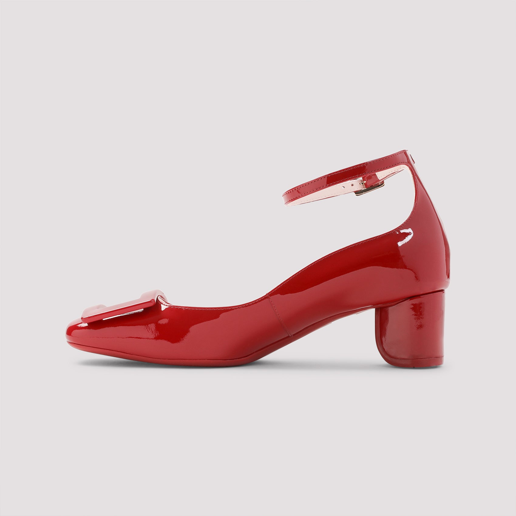 Roundy Lacquered Ankle Strap Dec 45 Pumps