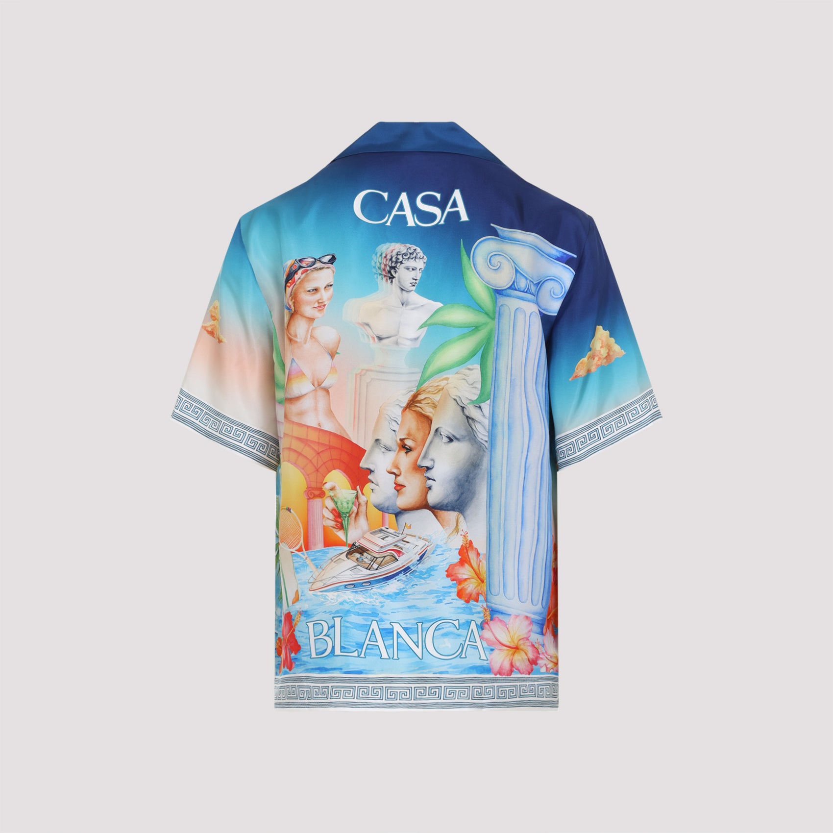 Short Sleeve Cuban Collar Shirt