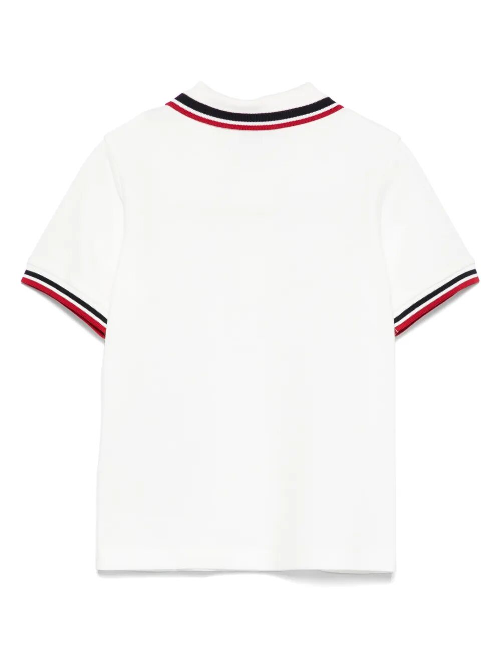 TRICOLOUR-TRIMMED COTTON PIQUÉ POLO SHIRT