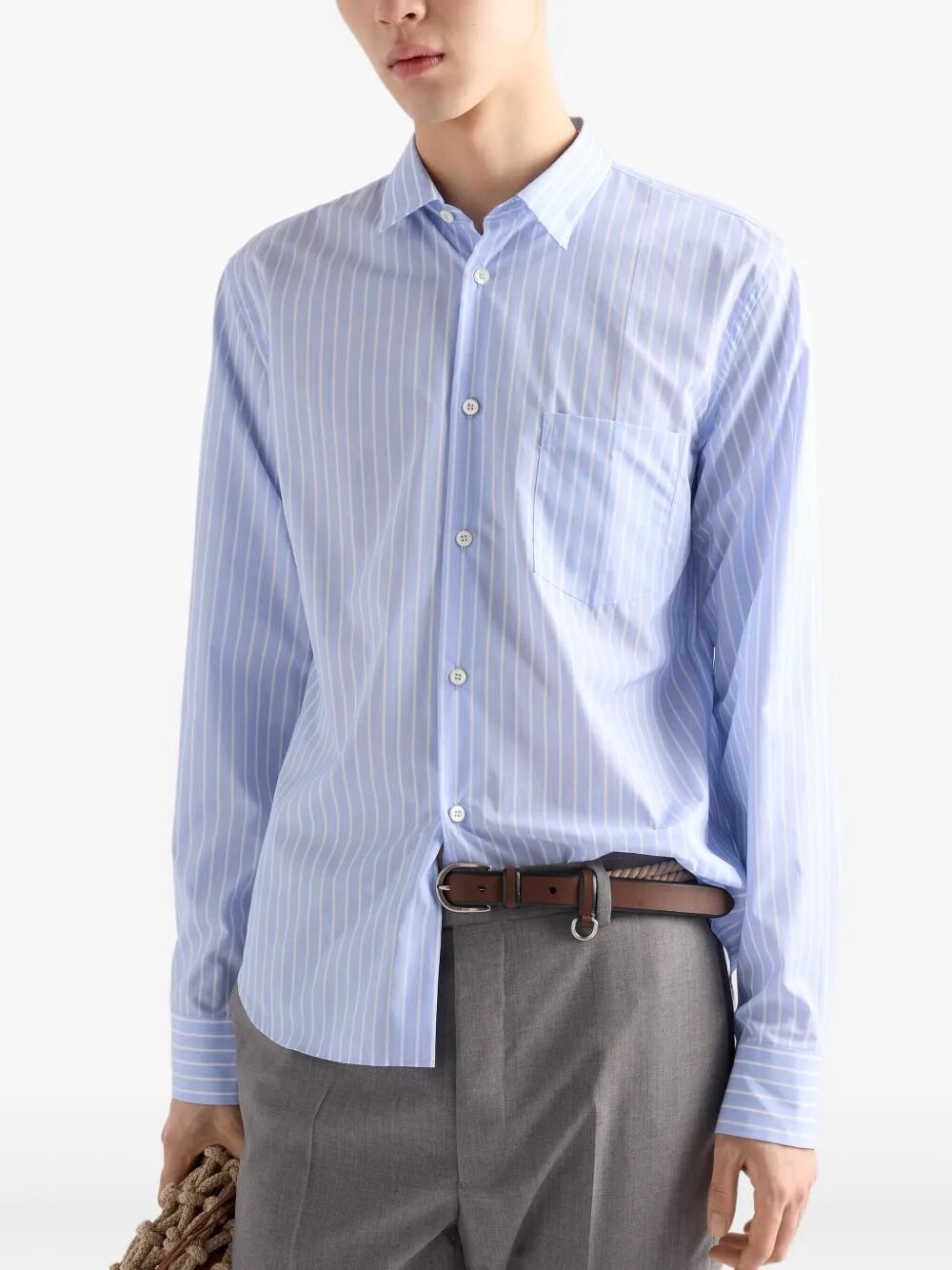 STRIPED COTTON SHIRT