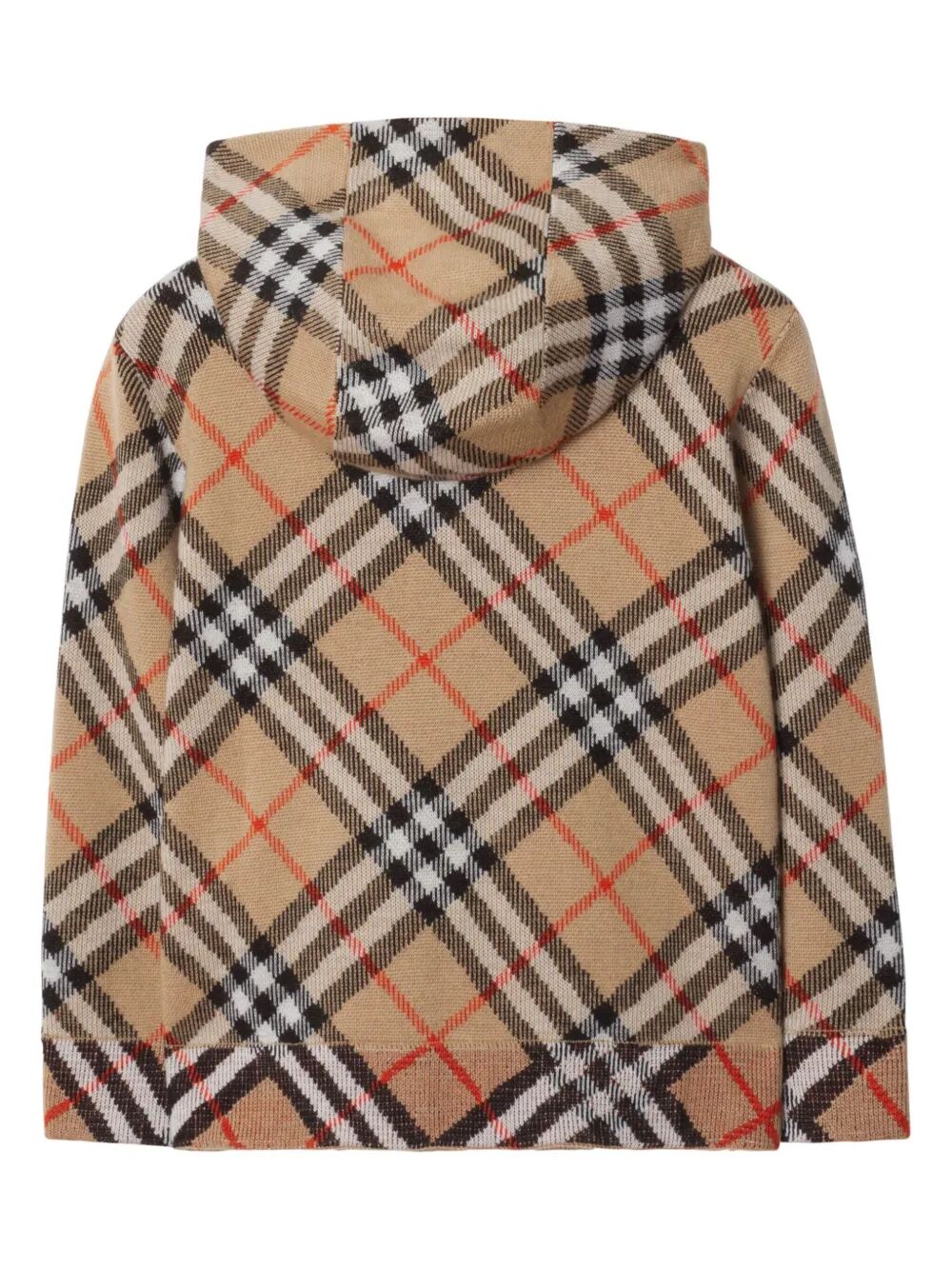 JIMMY CHECK WOOL ZIP HOODIE